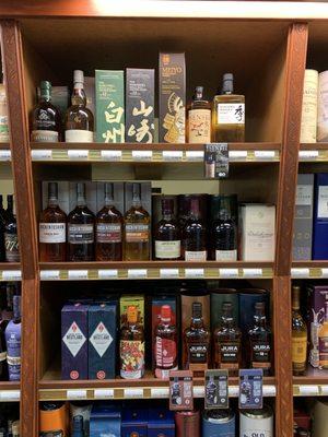 We also offer good selection of Japanese Whiskey