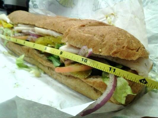 And it's actually a Foot Long. :)