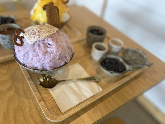 Taro bingsu