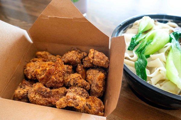 popcorn chicken.