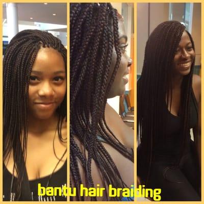 single braids Bantu's signature style