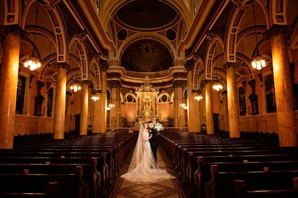 Natalie and Chris's summer wedding at the Shrine. Photograph by Joey Bleiler (Instagram: @wise_image).