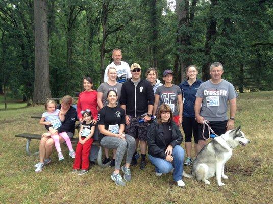 Calapooia CrossFit at the 2016 Fallen Trooper Memorial Run