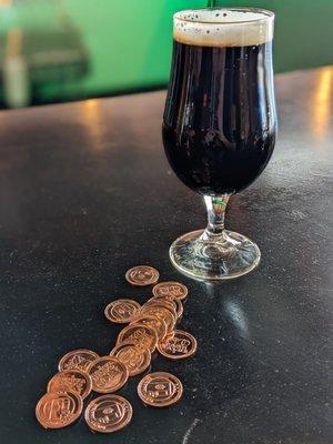 Beer & arcade tokens