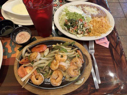 Shrimp Fajitas