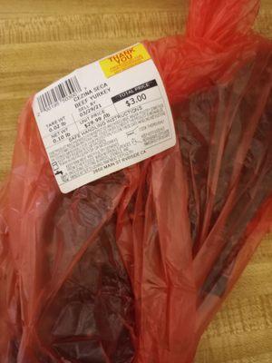 Spicy beef jerky