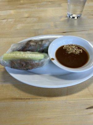 Pork spring rolls