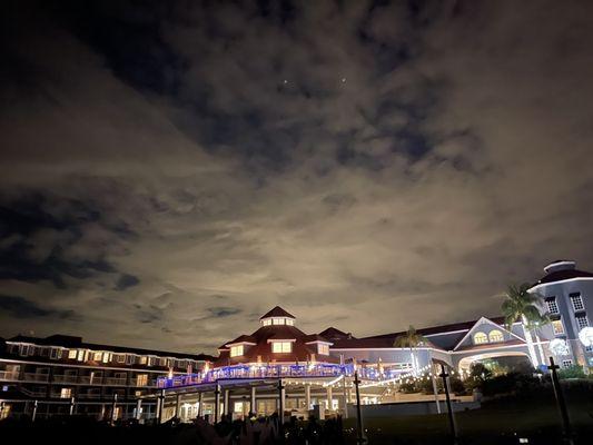 Hotel at night