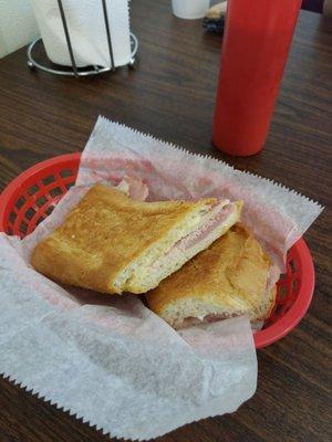 Pressed, buttery crispy goodness! The Silver Ring cuban sandwich.