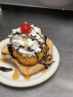 Fried ice cream