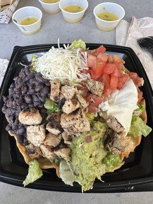 Tostada - chicken