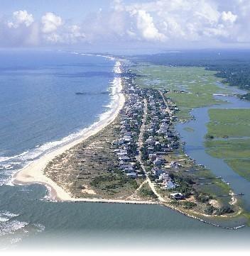 This is an aerial view of our beautiful Pawleys Island.