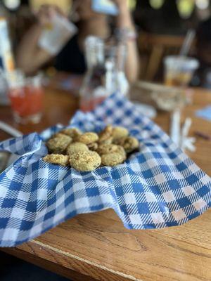 Fried Pickles with fresh Dill Dip