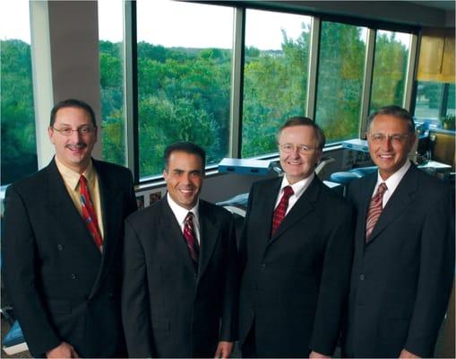 The Doctors of NTOA. Left to Right. Dr. Robert Lugo, Dr. Carlos Nurko, Dr. Donald Copenhaver, Dr. Jerome Schechter