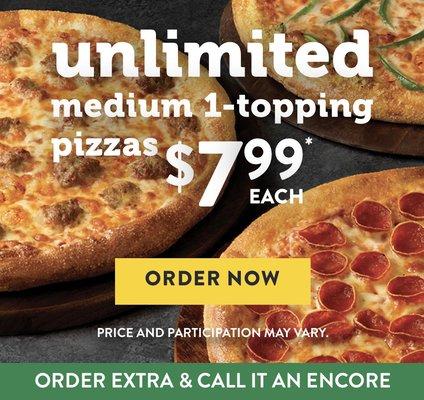 Medium 1-Topping Special