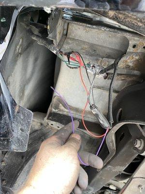 Wiring issues to show customer