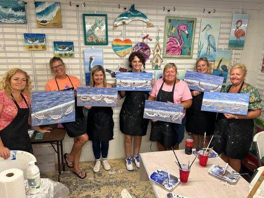 Paint night with Reagan Hernandez