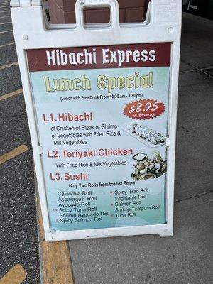 Lunch specials