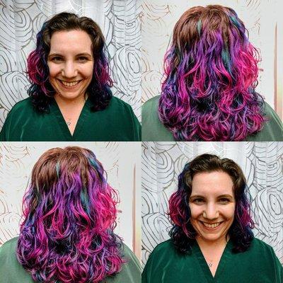 Unicorn curls.