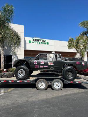 Best In Batteries, Inc. Race Truck Supporting Breast Cancer