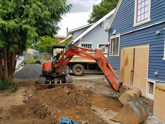 Foundation Digging in NE PDX