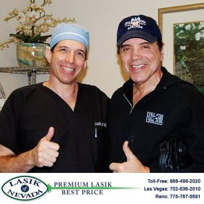 Dr. Rothman and Chazz Palminteri