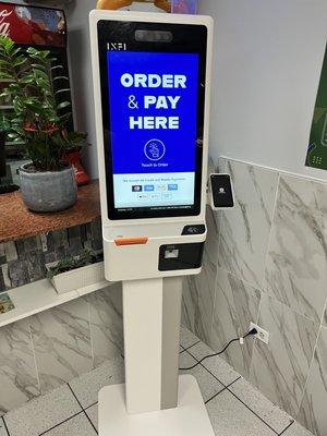 Snazzy new ordering station