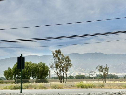 View of 101 from Shell Station