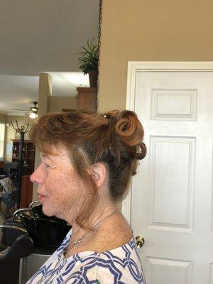 Wedding updo