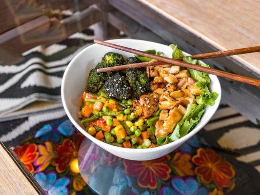 Teriyaki Chicken Rice Bowl