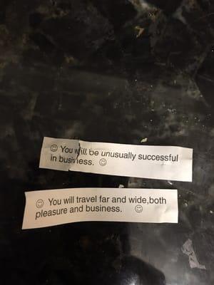 fortune cookies