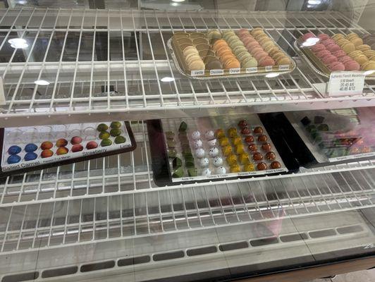 The macarons and more chocolates