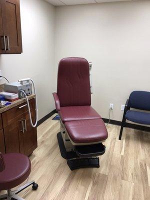 Treatment room.