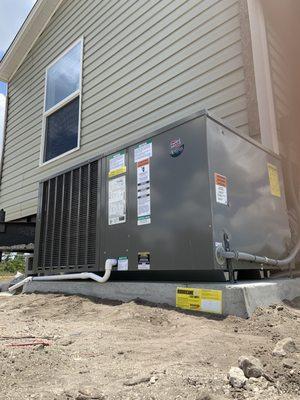 New mobile home package unit installation fort myers, Ruud air conditioners, HVAC, AC company near me