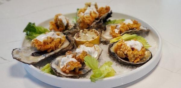 Buffalo style oysters