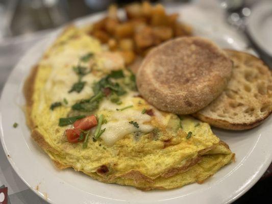 Key west shrimp omelette