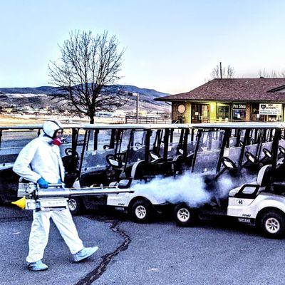 Eagle Valley Golf Course per the Duncan Golf Management Group keeping their courses safe.