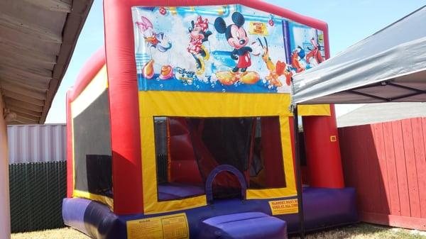 Mickey mouse 4 in 1 combo jumper was so much fun for the kids and the adults!