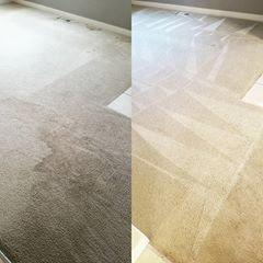 Before and after using Natural cleaning products!