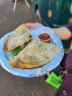 Carne asada quesadilla $11