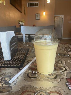 Fresh mango smoothie