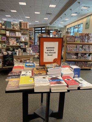 Banned Books Display