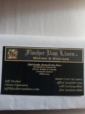 This is their business card.