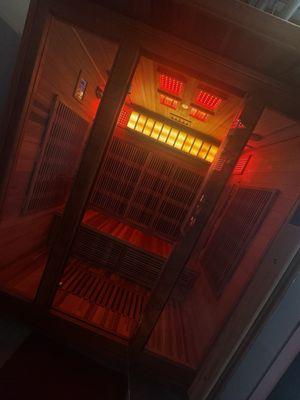 Infrared red light sauna