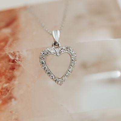 Vintage heart shaped pendant