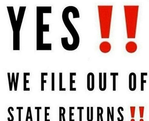 Out of state tax returns