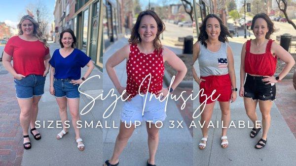 4th of July Inspo - Size inclusize!