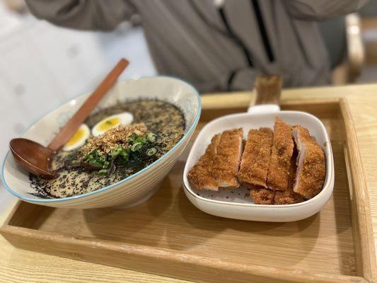 Chicken Katsu Ramen - Black Garlic