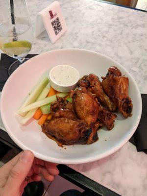 Wings with Asian sauce