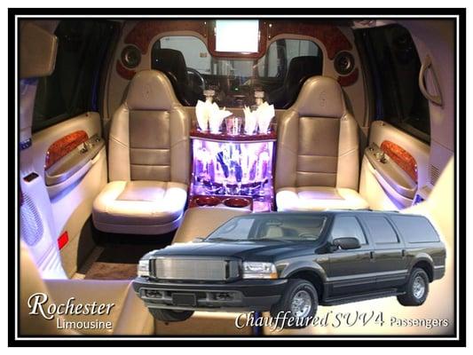 Chauffeured SUV's by Rochester Limousine, L.L.C.